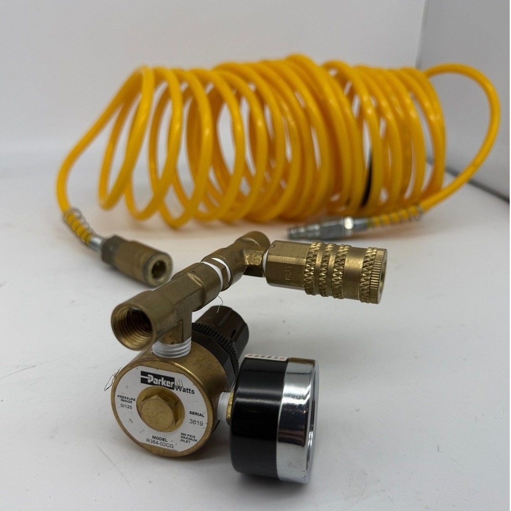 Parker Watts Pneumatic Regulator R364-02CG, 0-125 PSIG Pressure Range